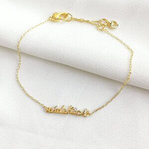 Kate Spade Say Yes Sidekick Gold Bracelet | NEW